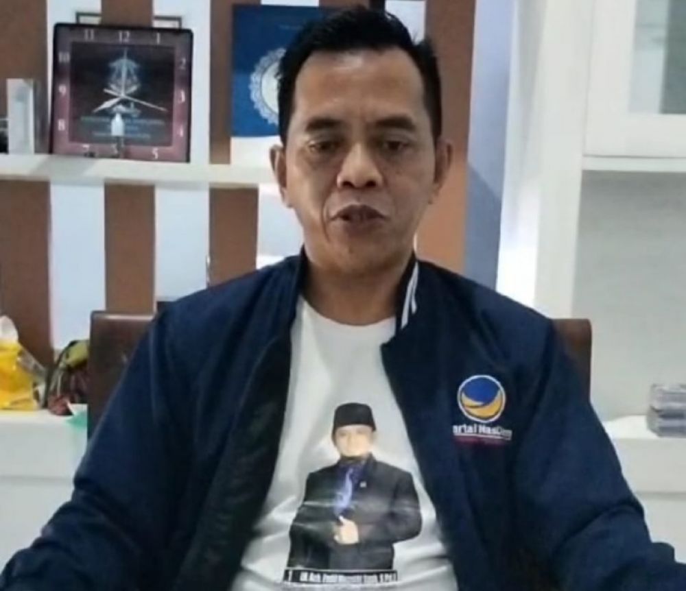 Mudahar Abusyiri, sekretaris DPD partai Nasdem Bondowoso