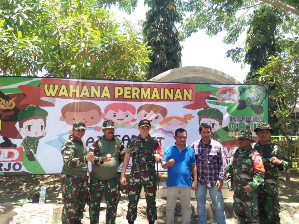 Danrem 084 Kunjungi lokasi TMMD KE - 106 Kodim 0816 Sidoarjo
