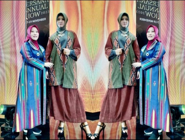 Desainer Titien Soedarsa Ciptakan Saraswati, Outer Etnik Elegan di Persana Annual Show 2023